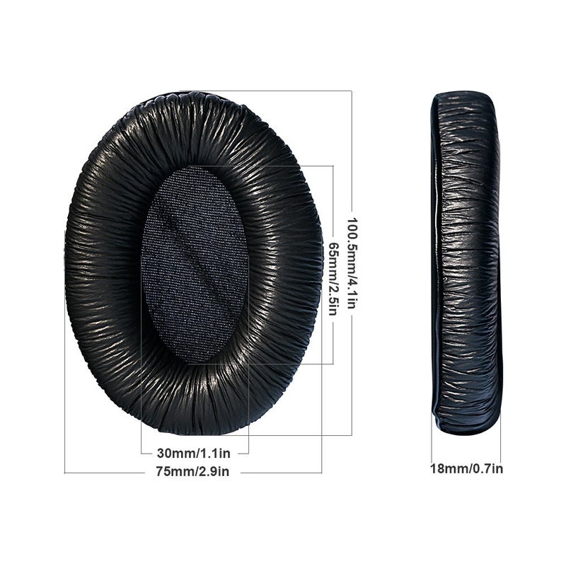 AURTEC Replacement Ear Pads for Sennheiser HD280 Pro, AURTEC Headphones Earpads Cushion with High Elastic Sponge Form - Image 3